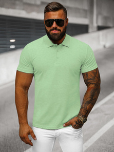 Polo de hombre menta OZONEE JS/8T80/153Z