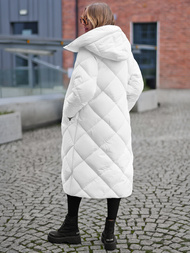 Chaqueta de mujer blanca OZONEE JS/5M3173/281Z