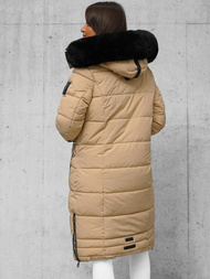 Chaqueta de mujer beige OZONEE O/W377