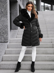 Chaqueta de mujer negra OZONEE JS/5M3156/392