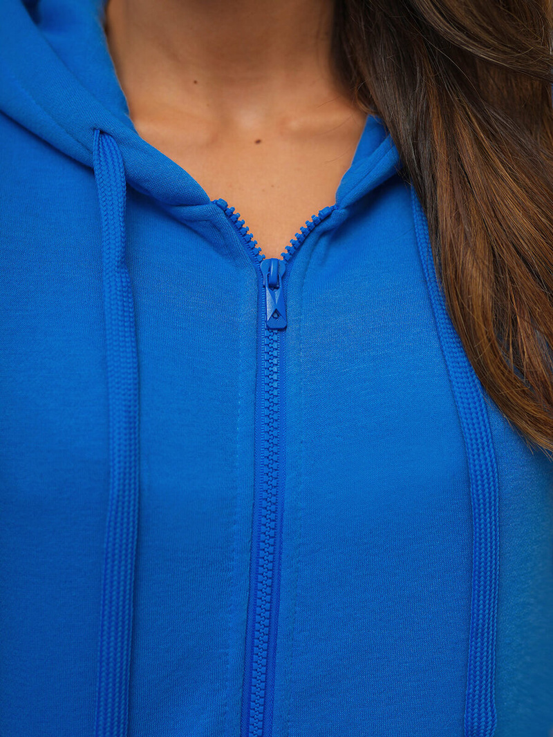 Sudadera de mujer azul OZONEE JS/W03Z