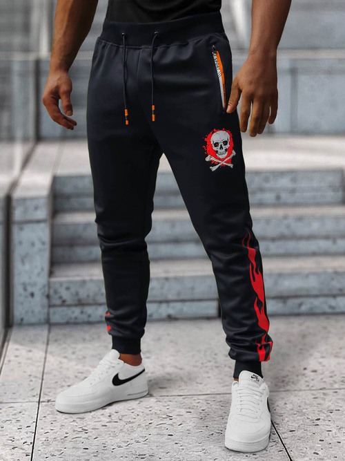 Pantalón de chándal de hombre azul marino OZONEE JS/K10237Z