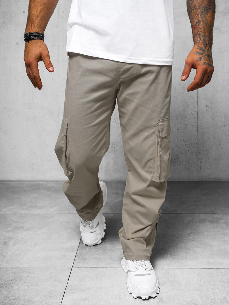 Pantalón de hombre gris OZONEE O/G3016Z