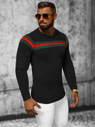 Jersey de hombre negro OZONEE L/2457Z