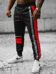 Pantalón de chándal de hombre negras OZONEE JS/K10132Z