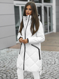 Chaqueta de mujer blanca OZONEE JS/5M3168/281Z