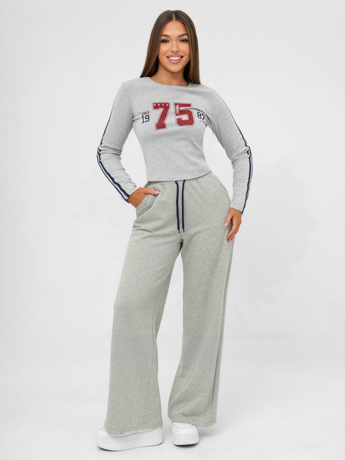 Conjunto de chándal de dos piezas gris OZONEE JS/M60815AB
