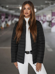 Chaqueta de mujer negra OZONEE JS/16M9109/392Z