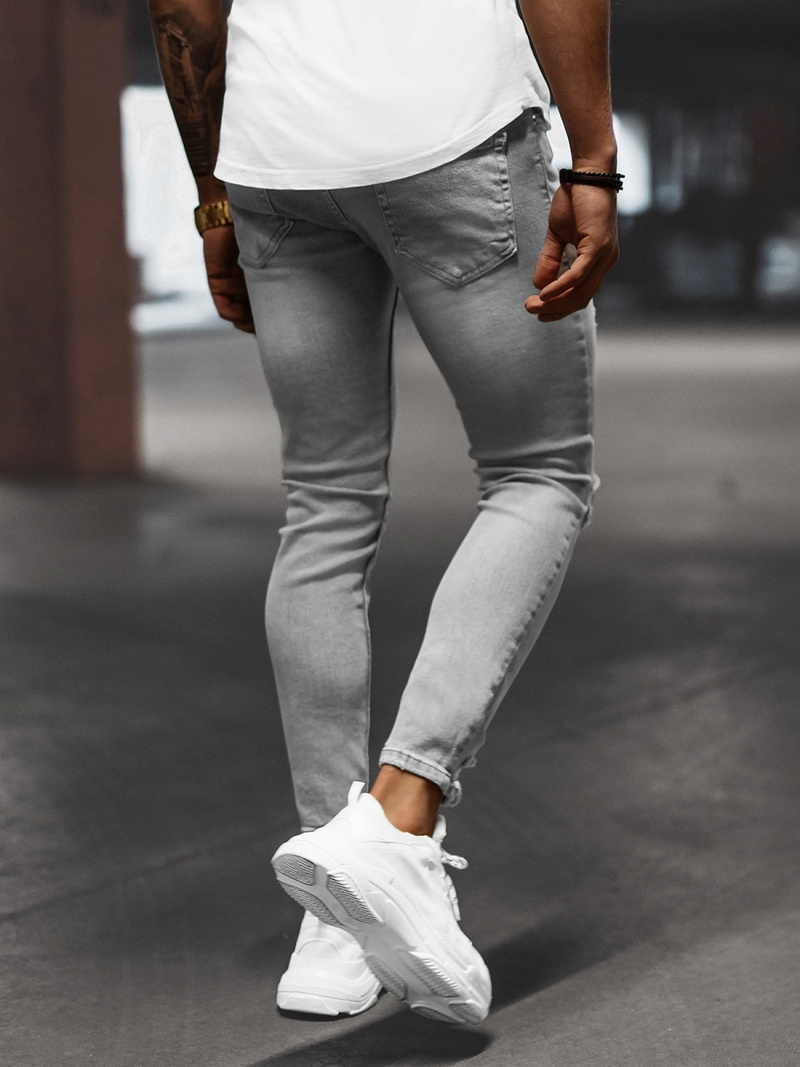 Vaqueros de hombre gris OZONEE O/WE1090