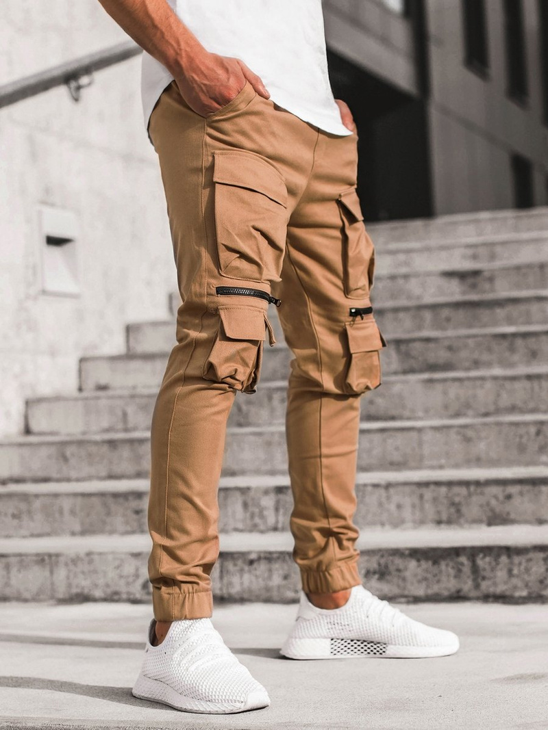 Pantalón jogger de hombre camel OZONEE G/2787