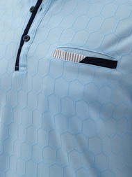 Polo de hombre azul OZONEE O/QQ923