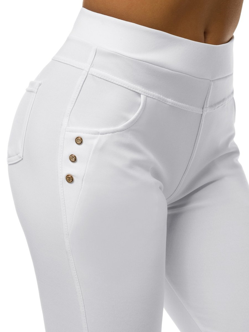 Leggings para mujer blancos OZONEE JS/1041/A11