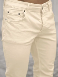Vaqueros de hombre beige claro OZONEE E/5388/04