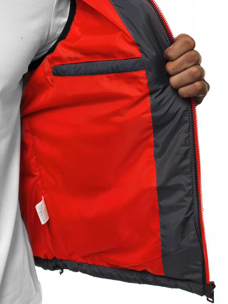 Chaleco de hombre grafito OZONEE N/6102Z