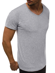 Camiseta de hombre gris OZONEE O/2309