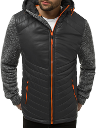 Chaqueta de hombre grafito OZONEE JS/KS2001K