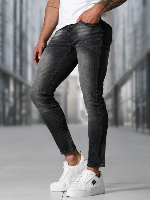 Vaquero de hombre negras OZONEE NB/MP0063/1NZ