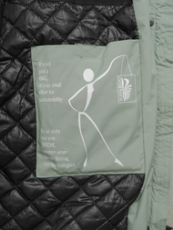 Chaqueta de mujer menta OZONEE O/W377Z