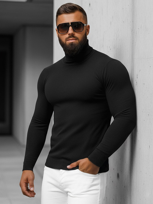 Jersey de hombre negro OZONEE NB/MMB600/4Z