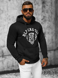 Sudadera de hombre negra OZONEE NB/MF2007