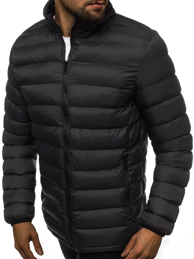 Chaqueta de hombre negra OZONEE JB/JP1111
