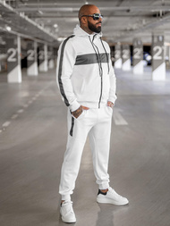 Chándal de hombre blanco OZONEE JS/8C8115/1Z
