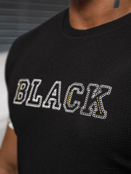 Camiseta de hombre negras OZONEE O/T7571