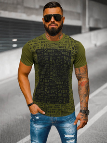 Camiseta de hombre verde OZONEE O/T122/29Z