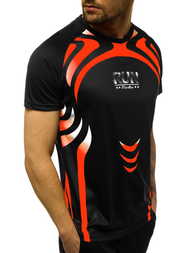 Camiseta de hombre negra OZONEE JS/KS2062