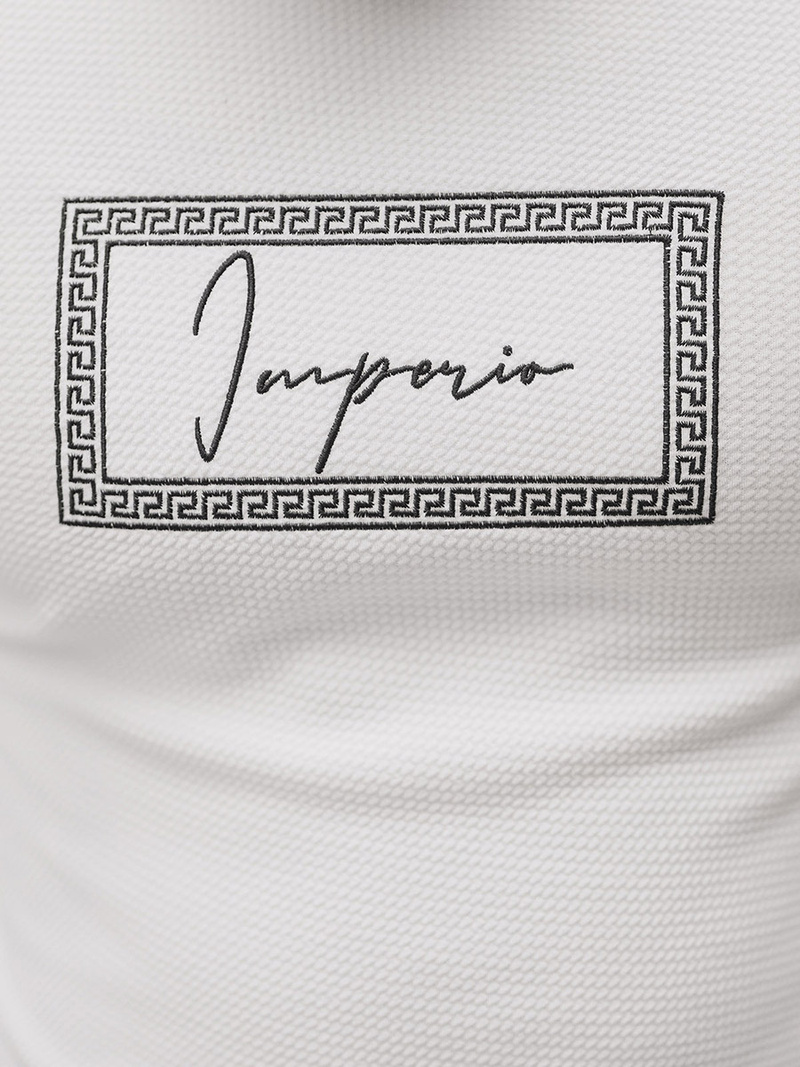 Sudadera de hombre blanca OZONEE O/D7192