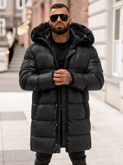 Chaqueta de hombre negra OZONEE O/M800Z