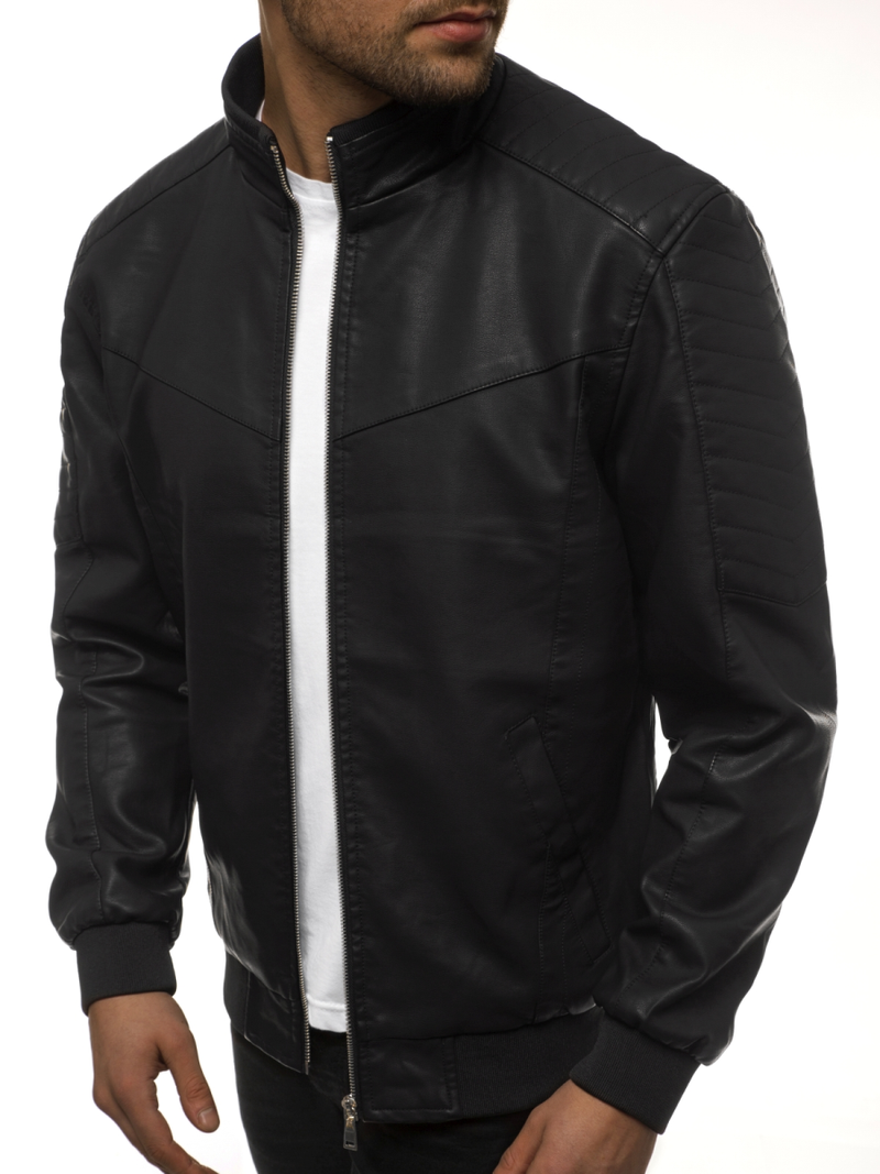 Chaqueta de hombre negra OZONEE JB/JP1123
