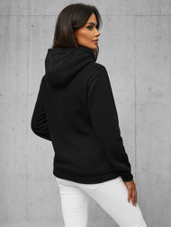 Sudadera de mujer negra OZONEE JS/W02Z