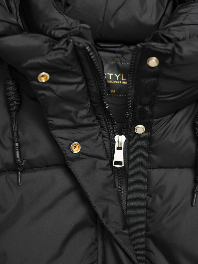 Chaqueta de mujer negra OZONEE JS/16M9188/392