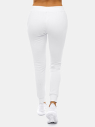 Pantalón de chándal para mujer blancos OZONEE JS/CK01