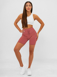 Leggins mujer cortos borgoña OZONEE JS/XY24026S