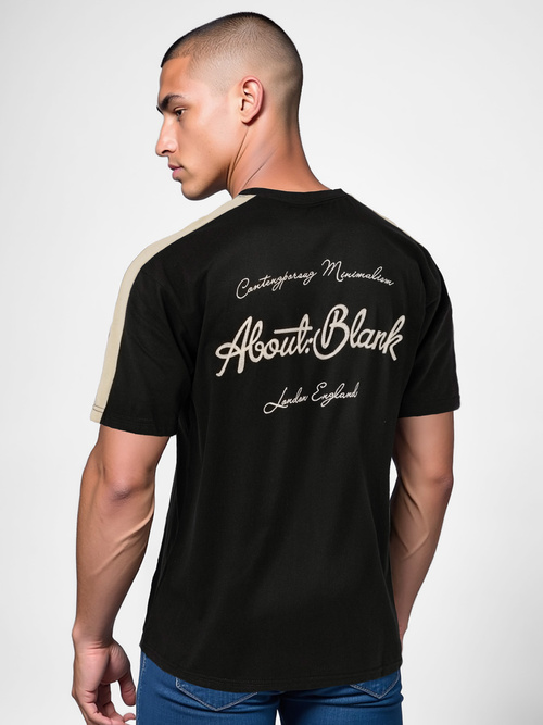 Camiseta de hombre negras OZONEE O/QQ1195Z