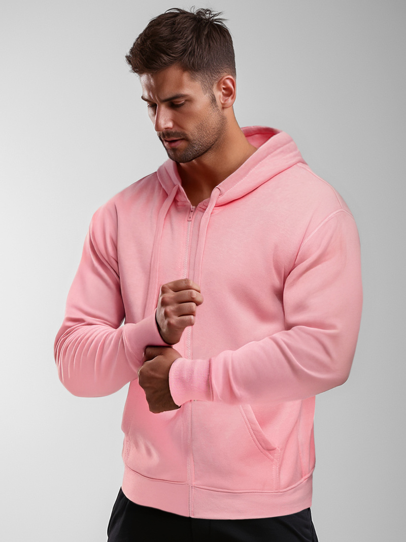 Sudadera de hombre rosa en polvo OZONEE JS/2008