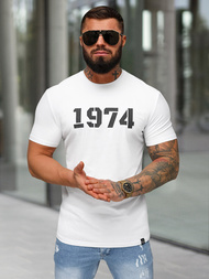 Camiseta de hombre blanco OZONEE NB/MT3130