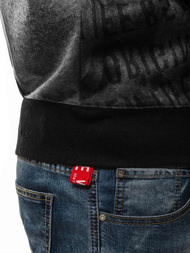 Sudadera de hombre grafito OZONEE JS/DD236