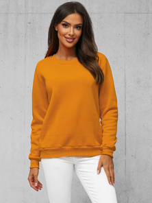 Sudadera de mujer camel OZONEE JS/W01Z