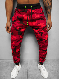 Pantalón de chándal de hombre rojo OZONEE JS/KZ15