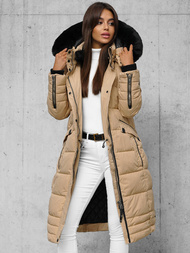 Chaqueta de mujer beige OZONEE O/W377