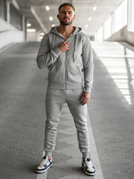 Chándal de hombre gris OZONEE JS/68C10386/2Z