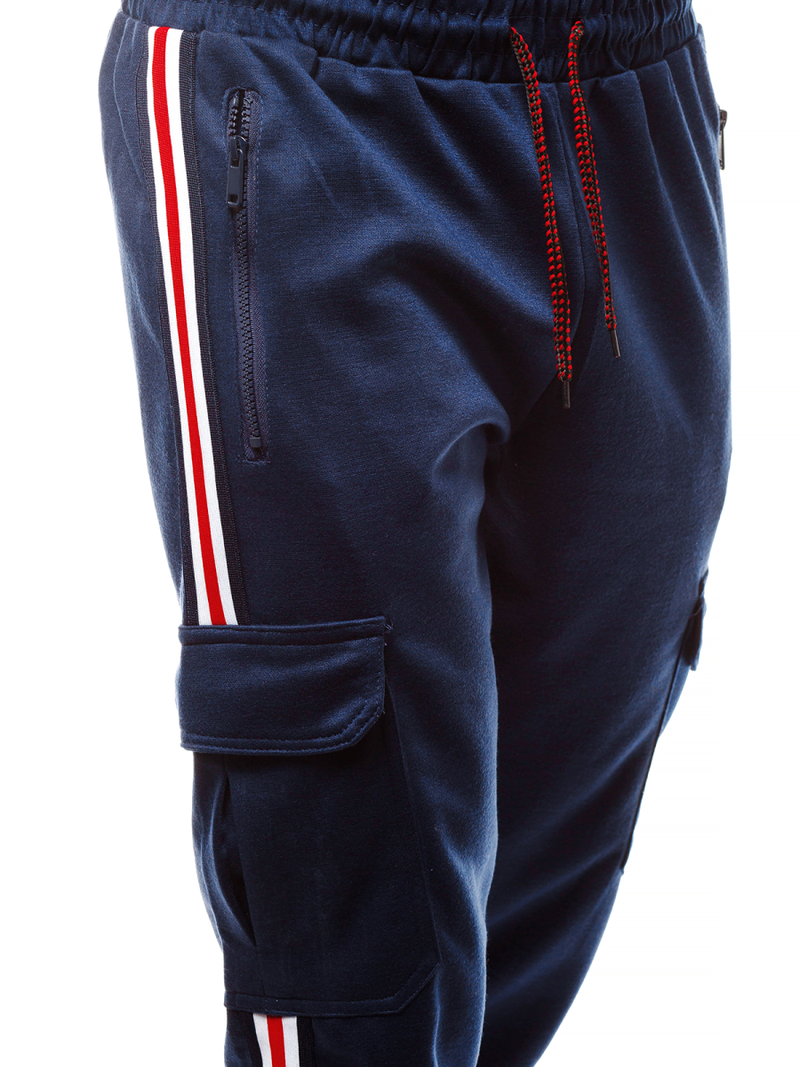 Pantalón de chándal de hombre azul marino OZONEE JS/JZ11009Z