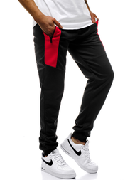 Pantalón de chándal de hombre negras OZONEE JS/JZ11011