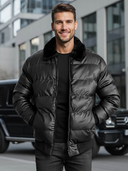 Chaqueta de hombre negra OZONEE O/M795Z