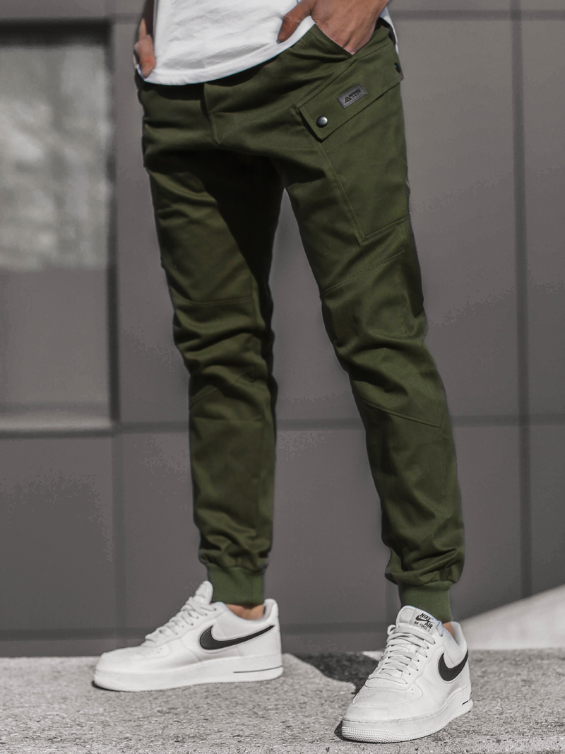 Pantalón jogger de hombre caqui OZONEE O/11103