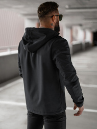 Chaqueta softshell para hombre negro OZONEE JS/27B6523/3Z