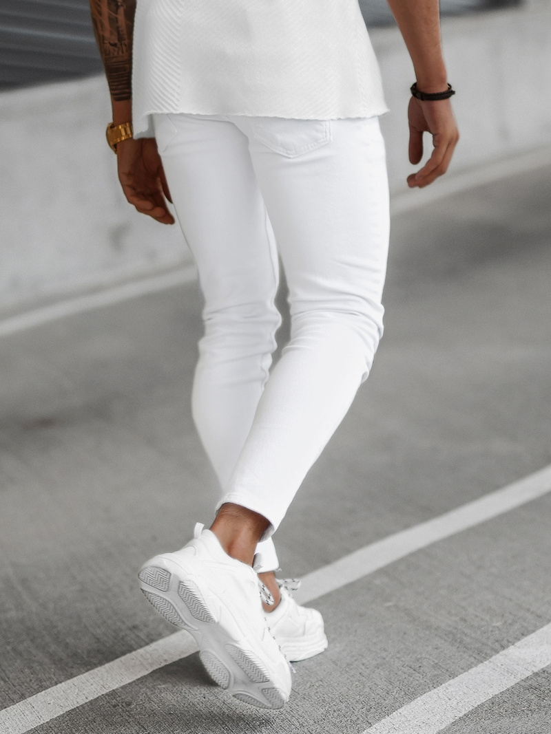 Vaqueros de hombre blancos OZONEE E/5348/01Z